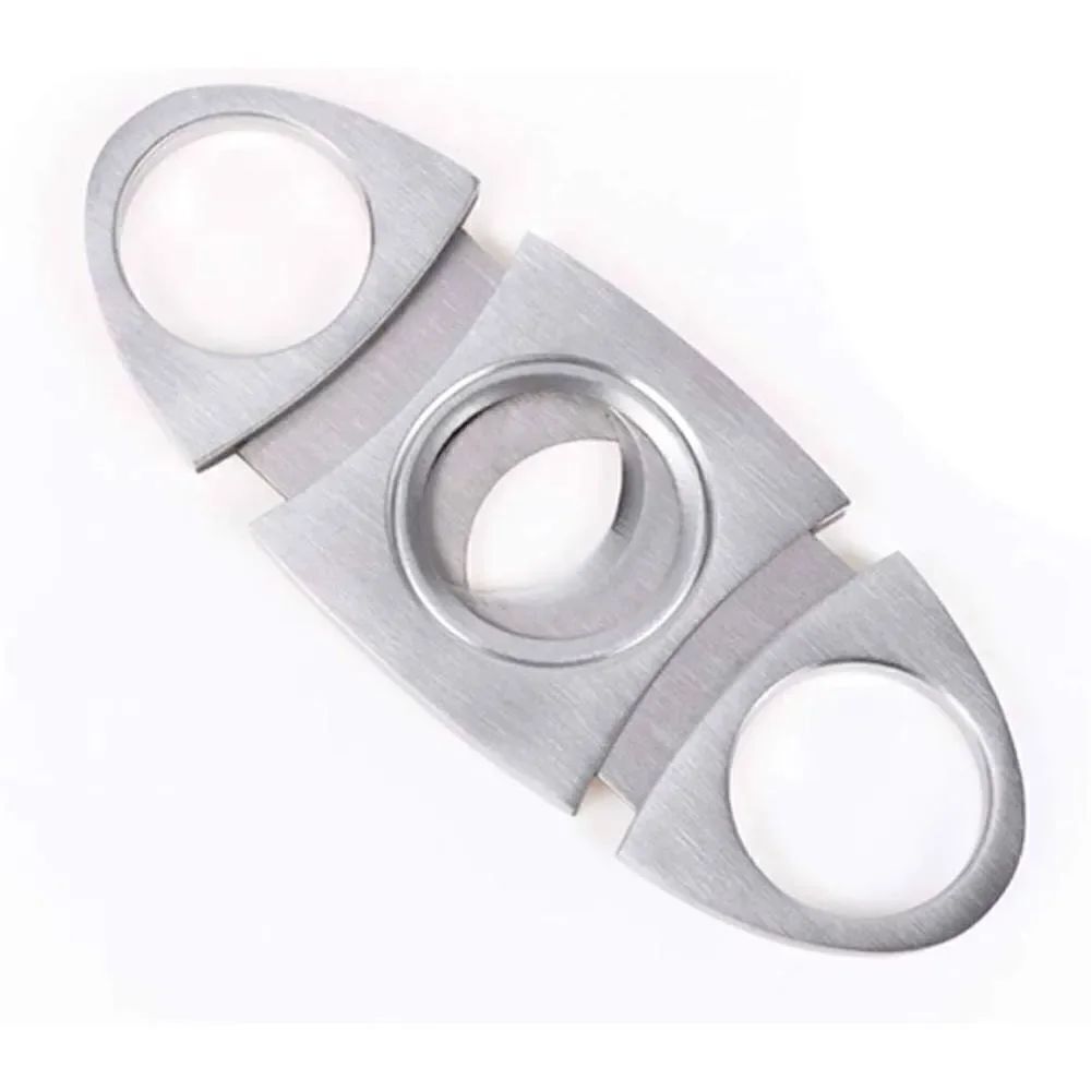 Double Blade Cigar Cutter Stainless Steel Portable Mini Cigar Cutter NWOT
